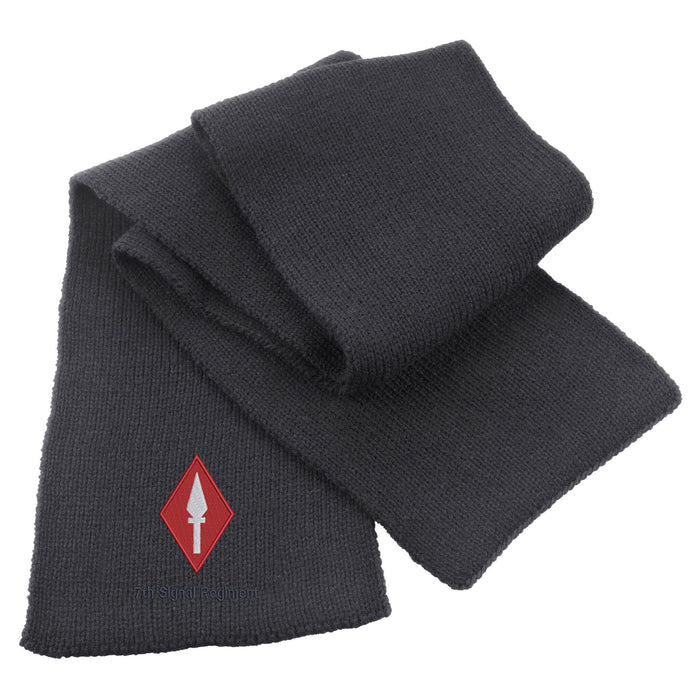 7th Signal Regiment (Corps Main) Heavy Knit Scarf