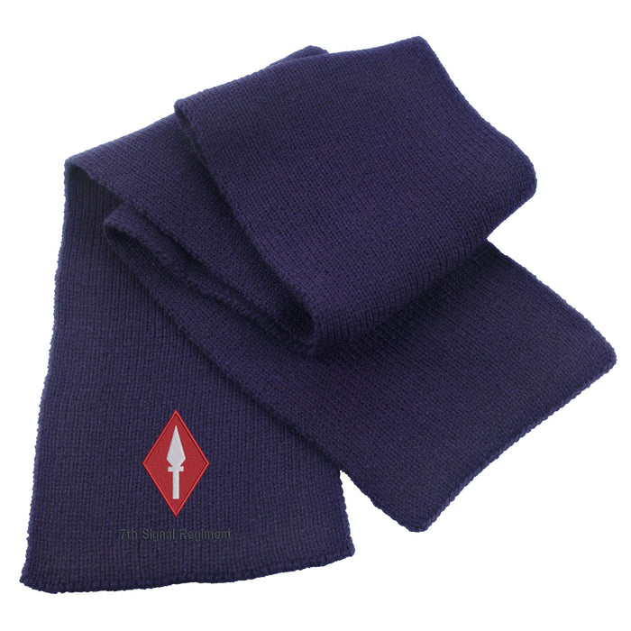 7th Signal Regiment (Corps Main) Heavy Knit Scarf