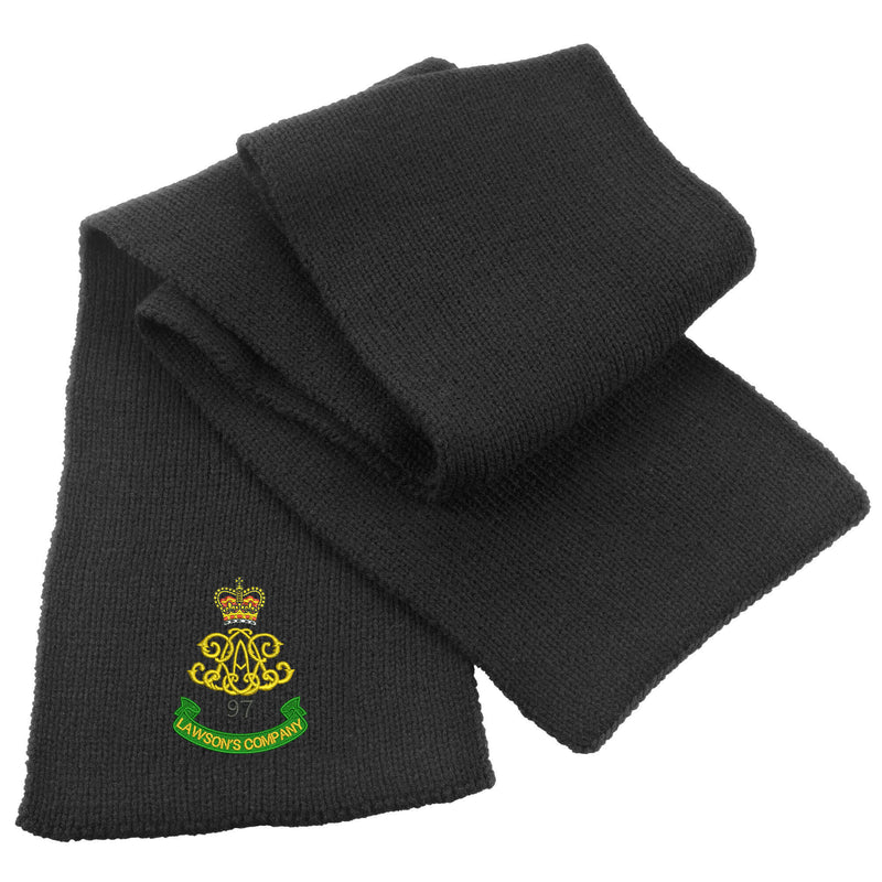 97 Battery (Lawson's Company) Royal Artillery Heavy Knit Scarf
