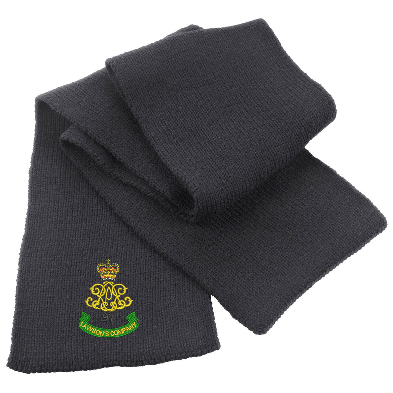 97 Battery (Lawson's Company) Royal Artillery Heavy Knit Scarf