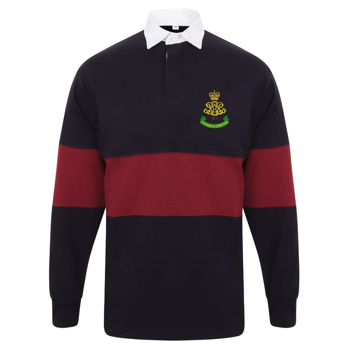 97 Battery (Lawson's Company) Royal Artillery Long Sleeve Panelled Rugby Shirt