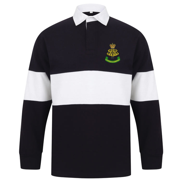 97 Battery (Lawson's Company) Royal Artillery Long Sleeve Panelled Rugby Shirt