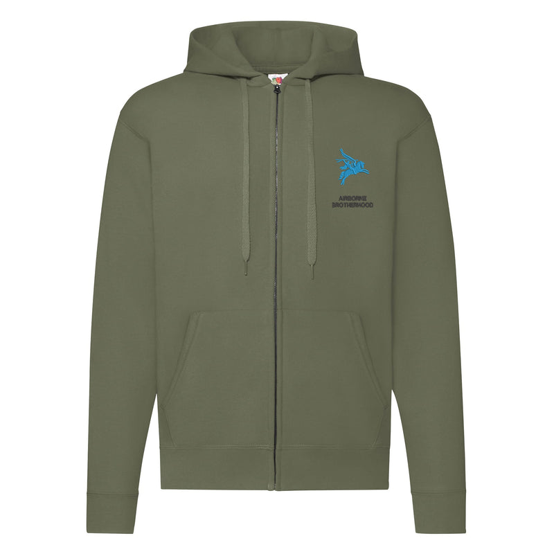 Airborne Brotherhood Zipped Hoodie