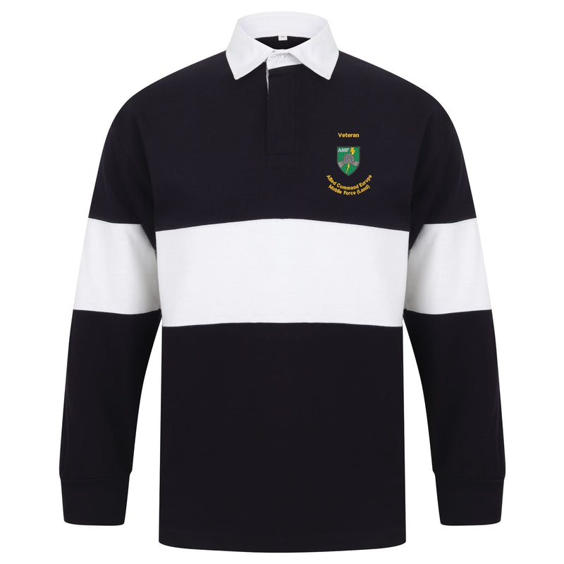 Allied Command Europe Long Sleeve Panelled Rugby Shirt