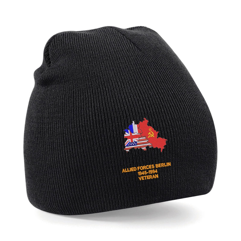 Allied Forces Berlin Veteran Beanie Hat