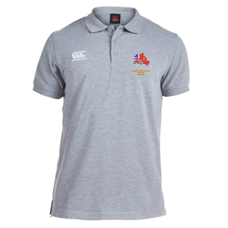 Allied Forces Berlin Veteran Canterbury Rugby Polo