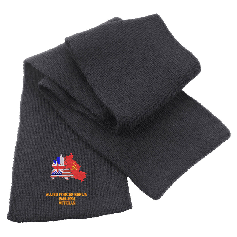 Allied Forces Berlin Veteran Heavy Knit Scarf