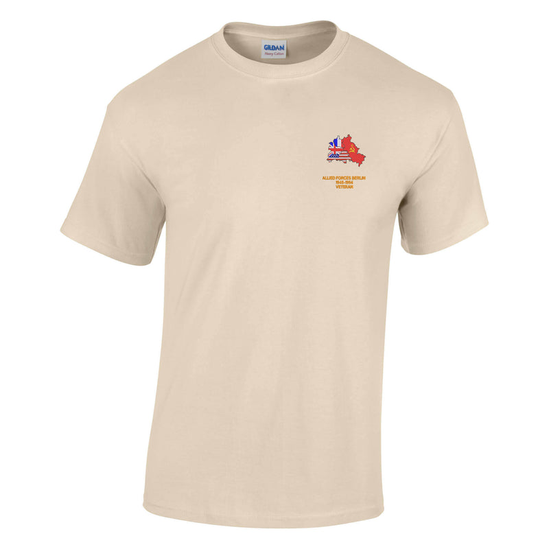 Allied Forces Berlin Veteran Cotton T-Shirt