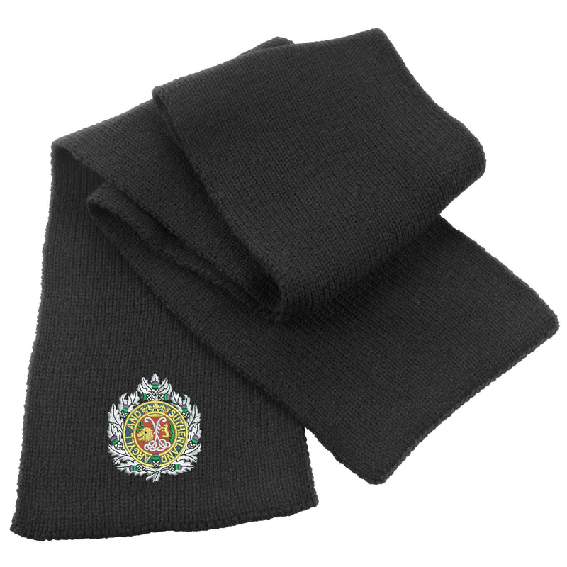 Argyll and Sutherland Highlanders Heavy Knit Scarf