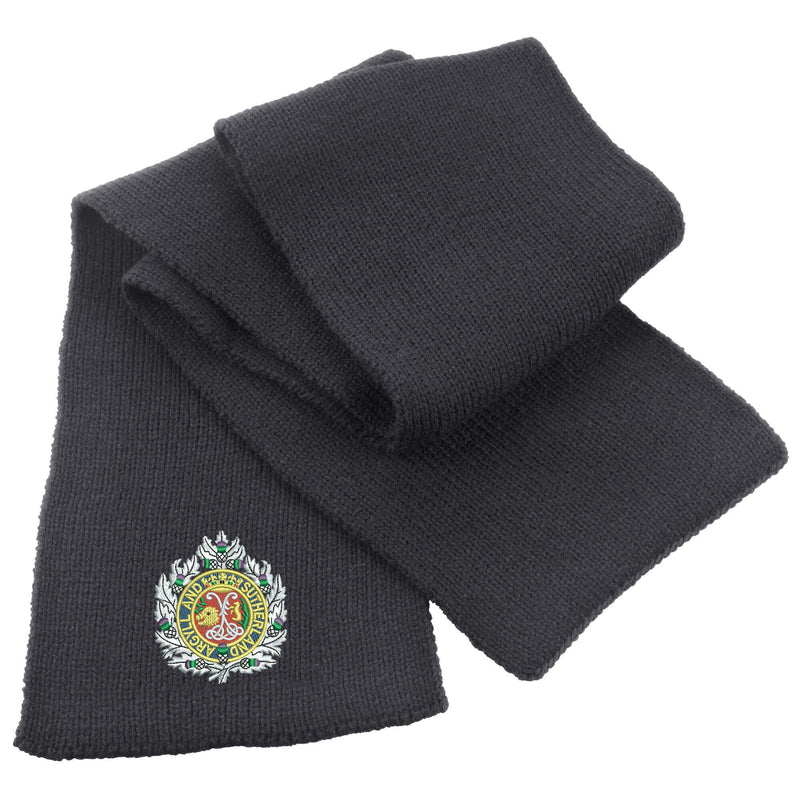 Argyll and Sutherland Highlanders Heavy Knit Scarf