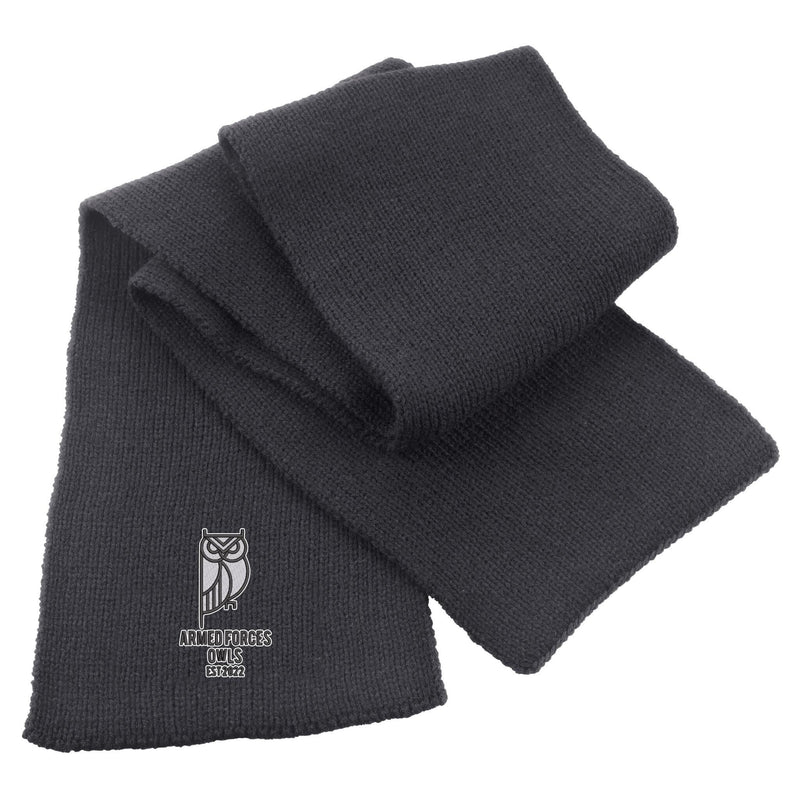 Armed Forces Owls Heavy Knit Scarf