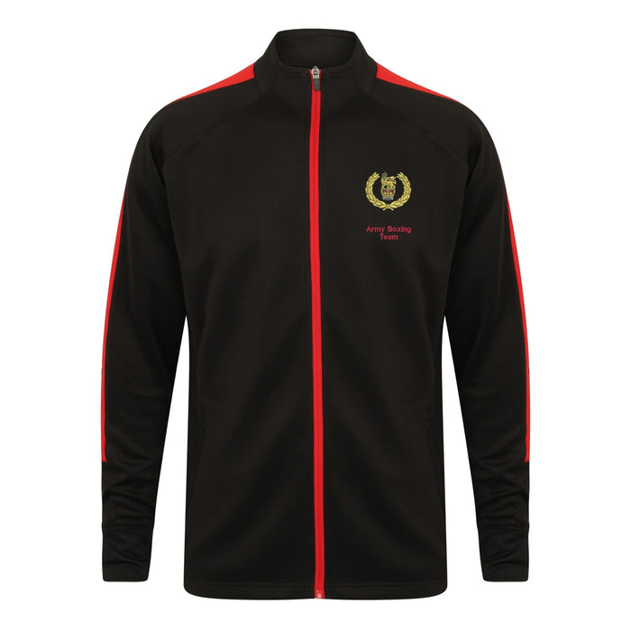Army Boxing Team Knitted Tracksuit Top