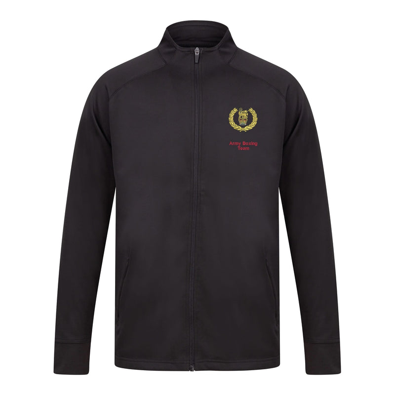 Army Boxing Team Knitted Tracksuit Top
