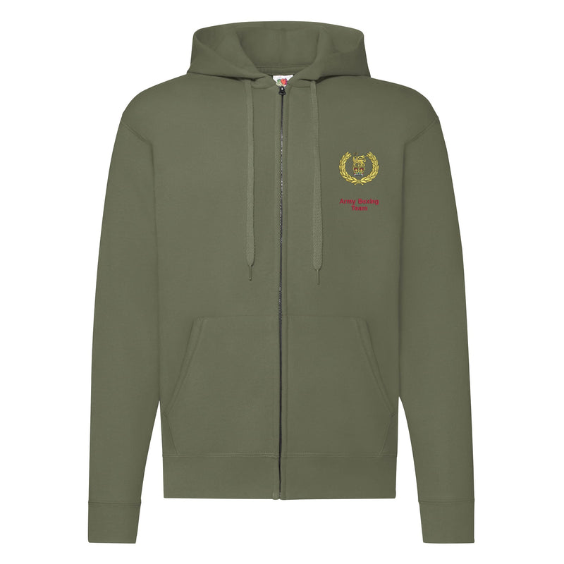 Army Boxing Team Zipped Hoodie