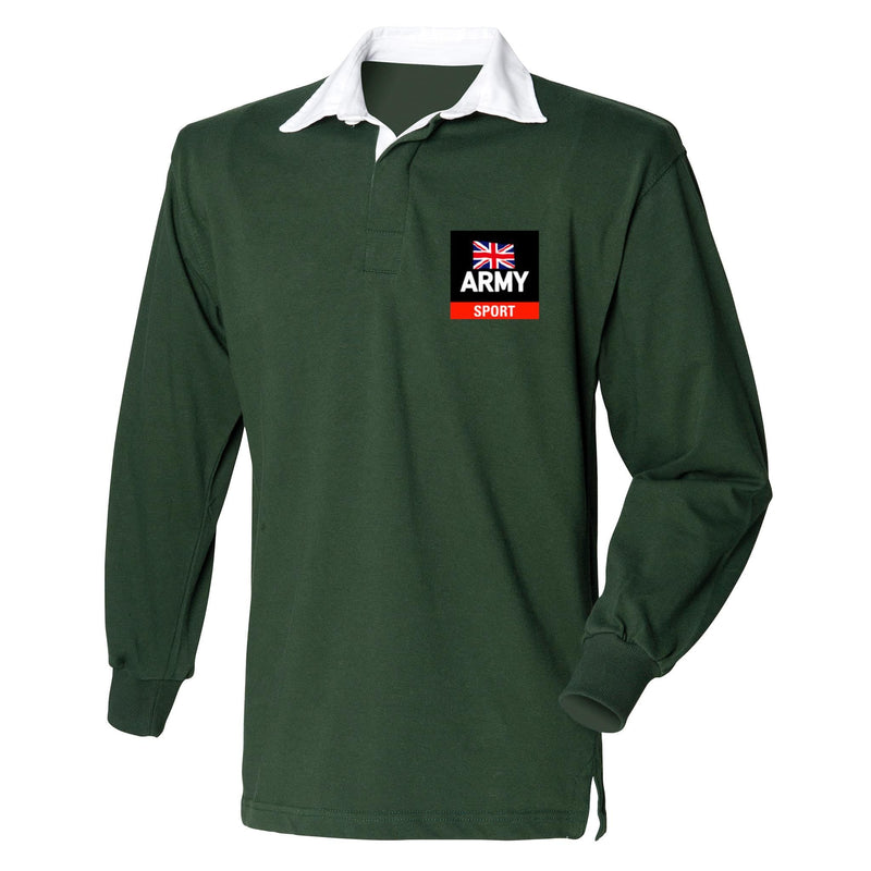 Army Sports Long Sleeve Rugby Shirt