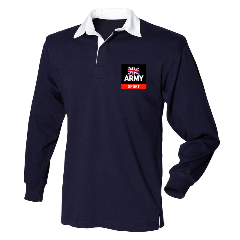 Army Sports Long Sleeve Rugby Shirt