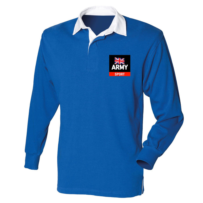 Army Sports Long Sleeve Rugby Shirt
