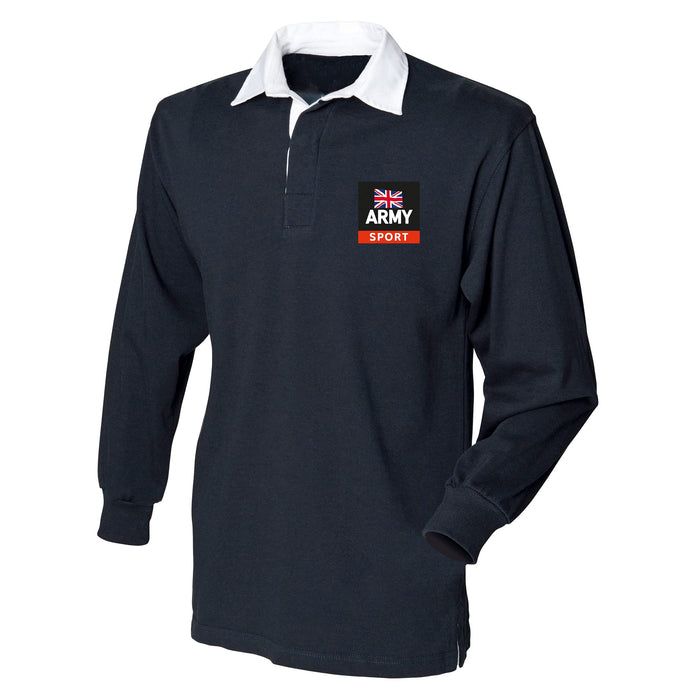 Army Sports Long Sleeve Rugby Shirt