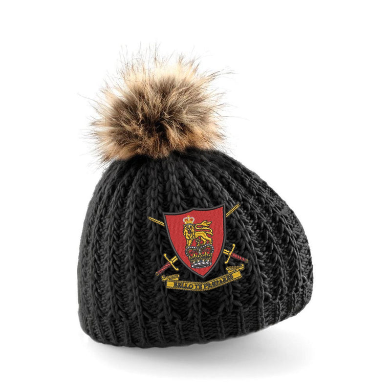 Army Training Regiment Winchester Pom Pom Beanie Hat