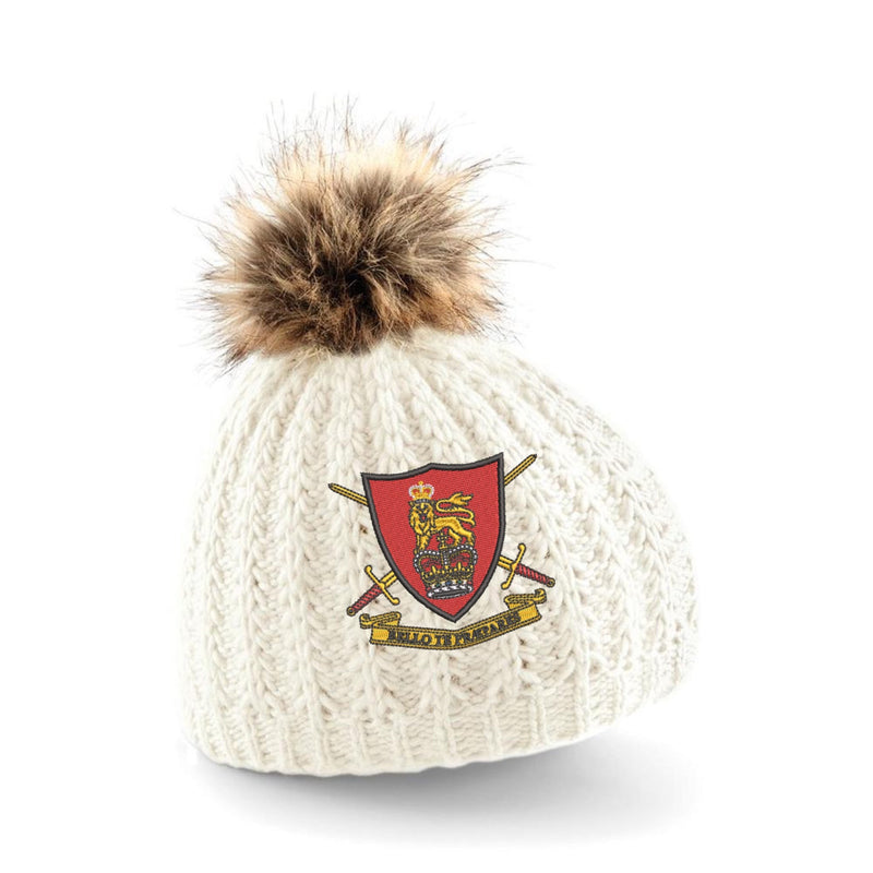 Army Training Regiment Winchester Pom Pom Beanie Hat