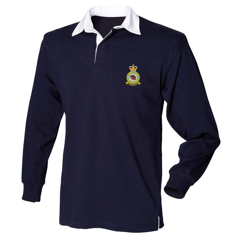 Battle of Britain Memorial Flight Front Row Long Sleeve Rugby Shirt