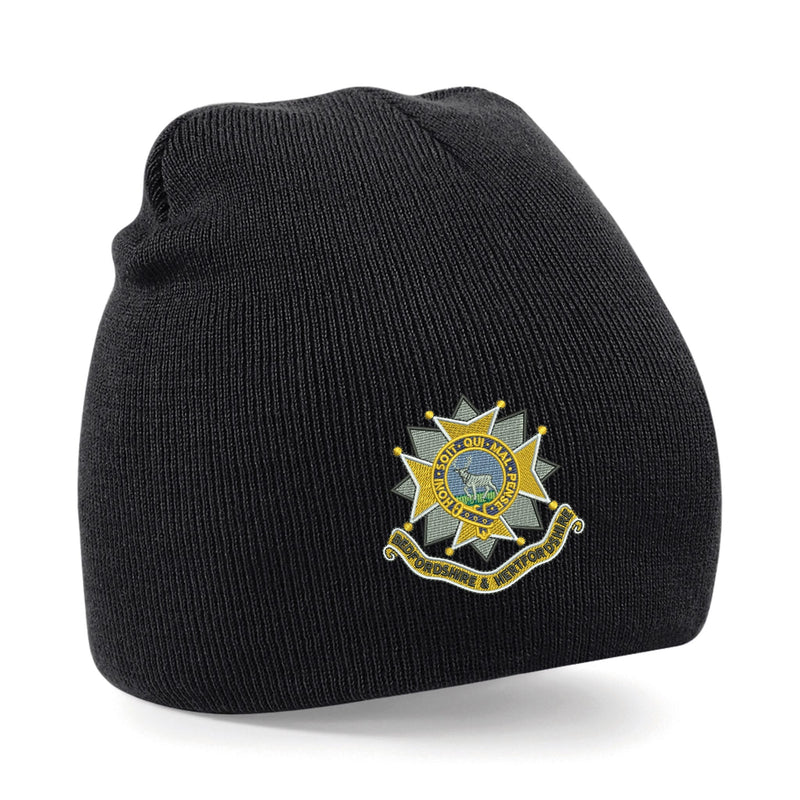 Bedfordshire and Hertfordshire Regiment Beanie Hat