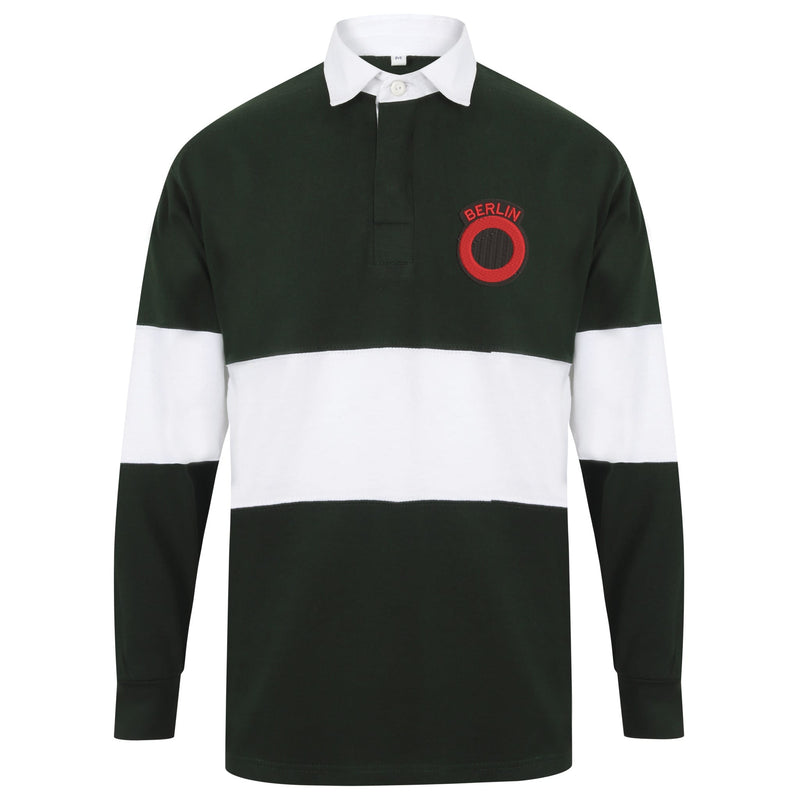 Berlin Infantry Brigade Long Sleeve Panelled Rugby Shirt