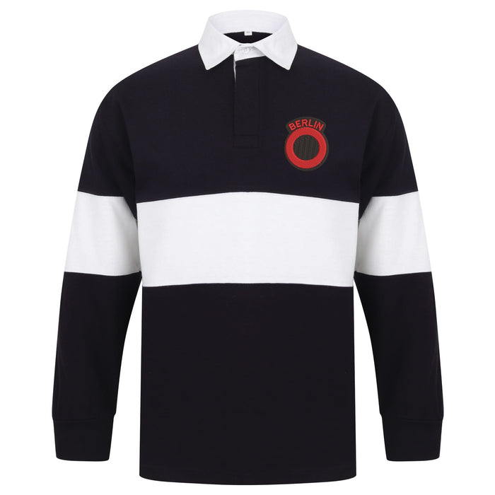 Berlin Infantry Brigade Long Sleeve Panelled Rugby Shirt