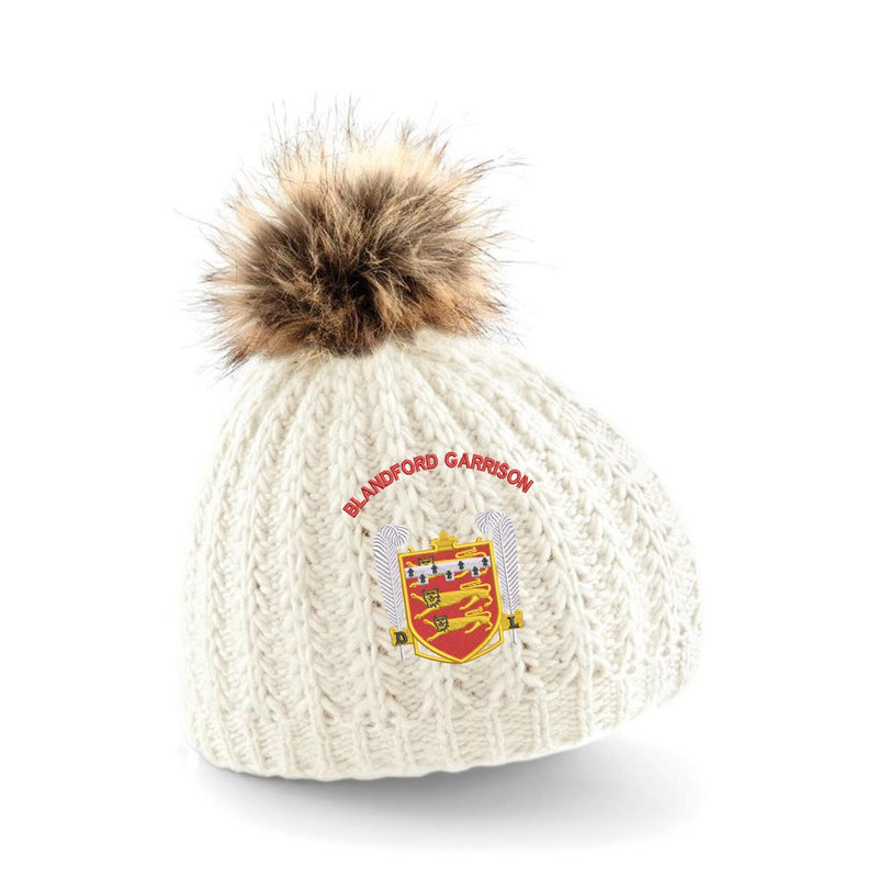 Blandford Garrison Pom Pom Beanie Hat