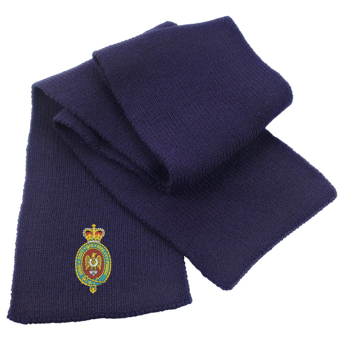 Blues and Royals Heavy Knit Scarf