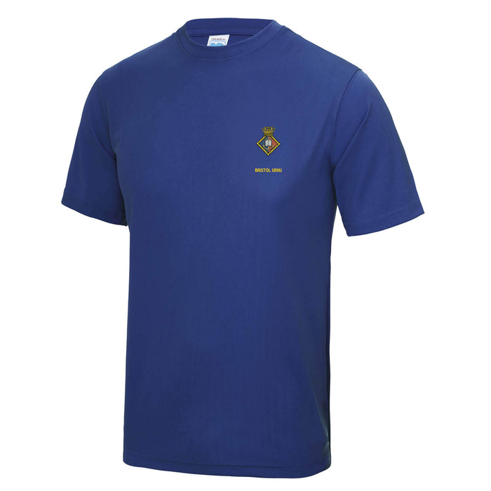 Bristol University Royal Naval Unit Polyester T-Shirt