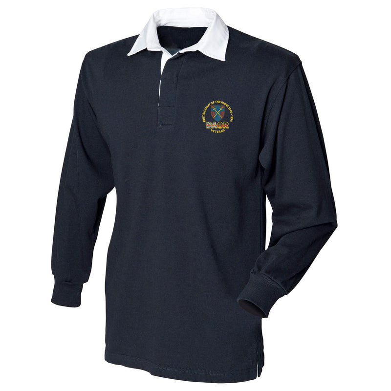 British Army of the Rhine Long Sleeve Rugby Shirt