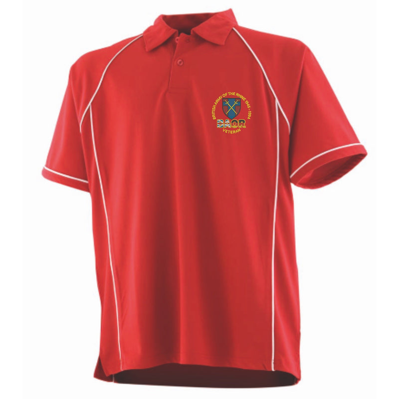 British Army of the Rhine Performance Polo