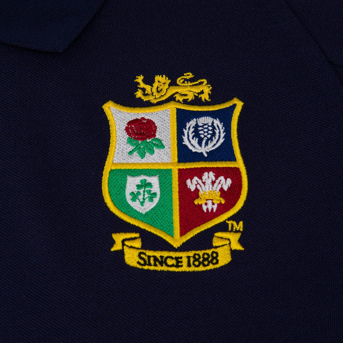 British & Irish Lions Cotton Pique Polo - Peacoat - Mens