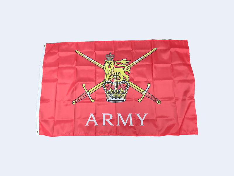 Army (Crossed Swords) printed 5' x 3' flag