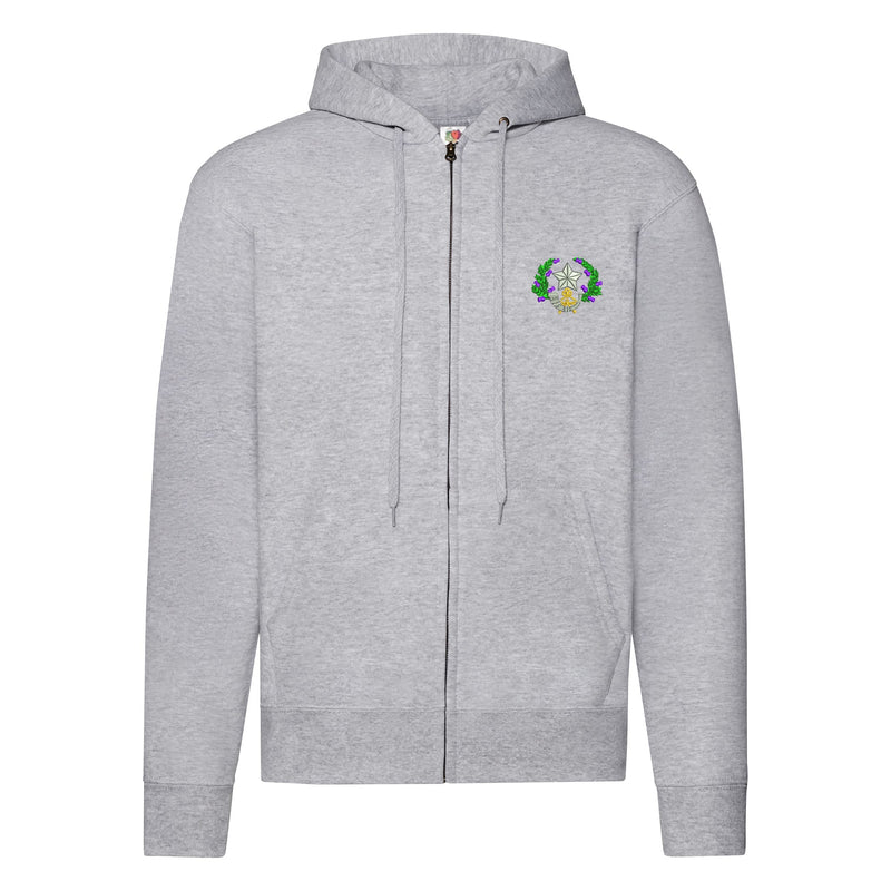 Cameronians Scottish Rifles Zipped Hoodie