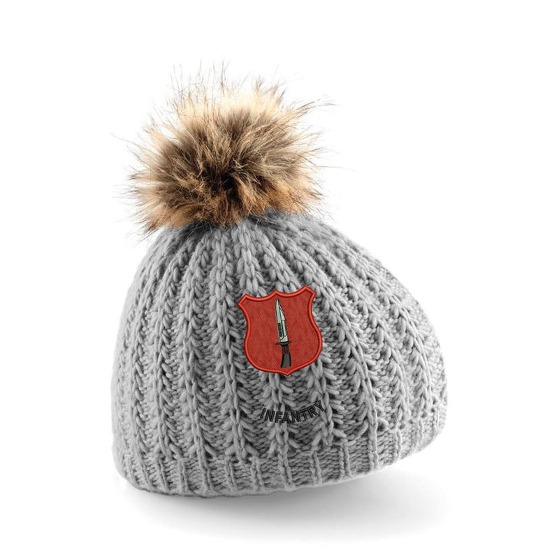 Catterick Infantry Pom Pom Beanie Hat