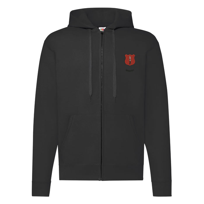 Catterick Infantry Zipped Hoodie