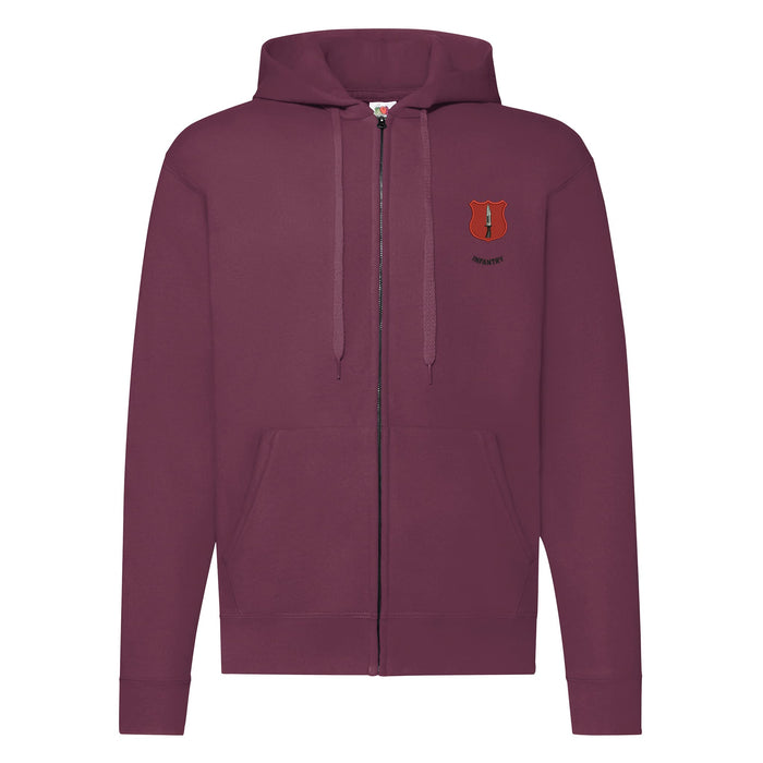 Catterick Infantry Zipped Hoodie