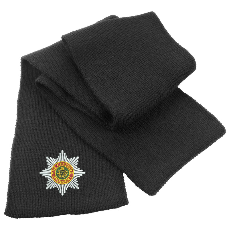 Cheshire Regiment Heavy Knit Scarf