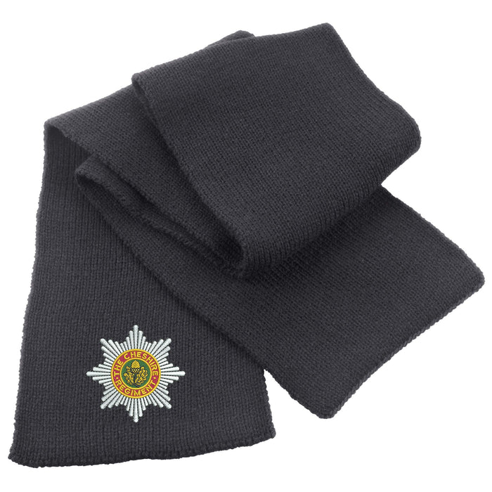 Cheshire Regiment Heavy Knit Scarf
