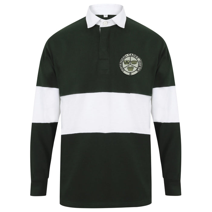 Combined Cadet Force Long Sleeve Panelled Rugby Shirt