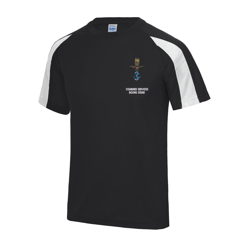 Combined Services Boxing Squad Contrast Polyester T-Shirt