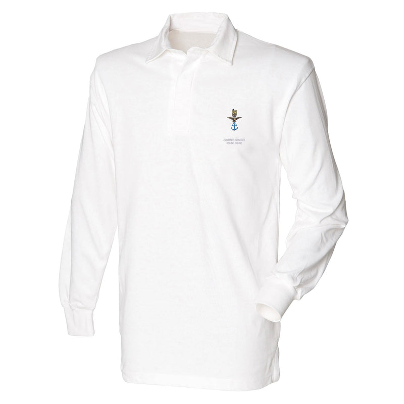 Combined Services Boxing Squad Long Sleeve Rugby Shirt