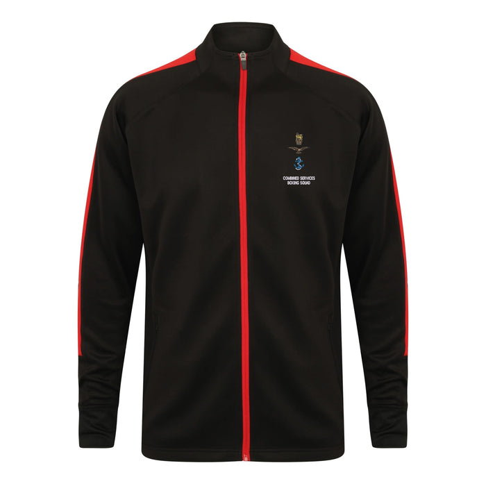 Combined Services Boxing Squad Knitted Tracksuit Top