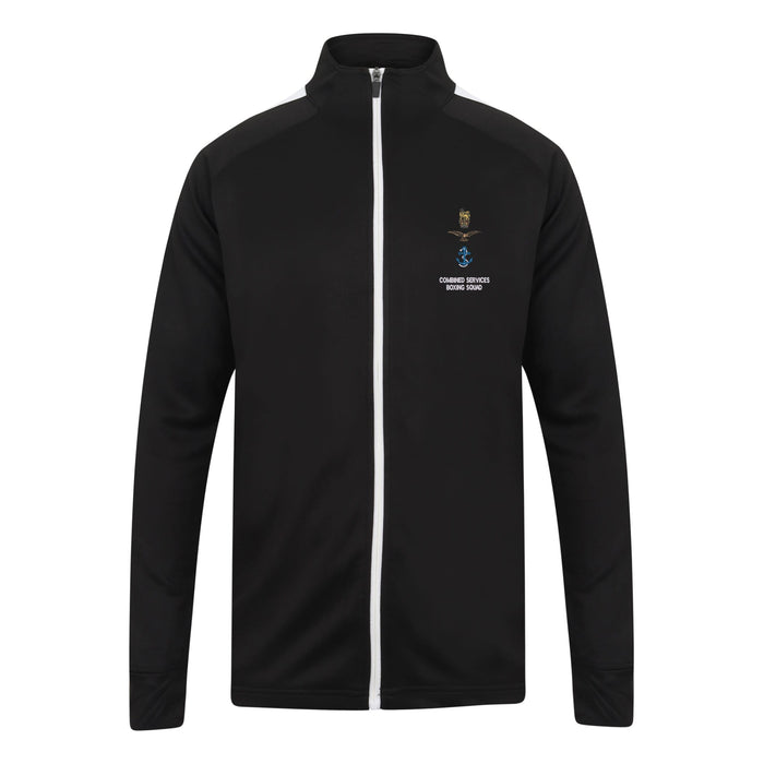 Combined Services Boxing Squad Knitted Tracksuit Top