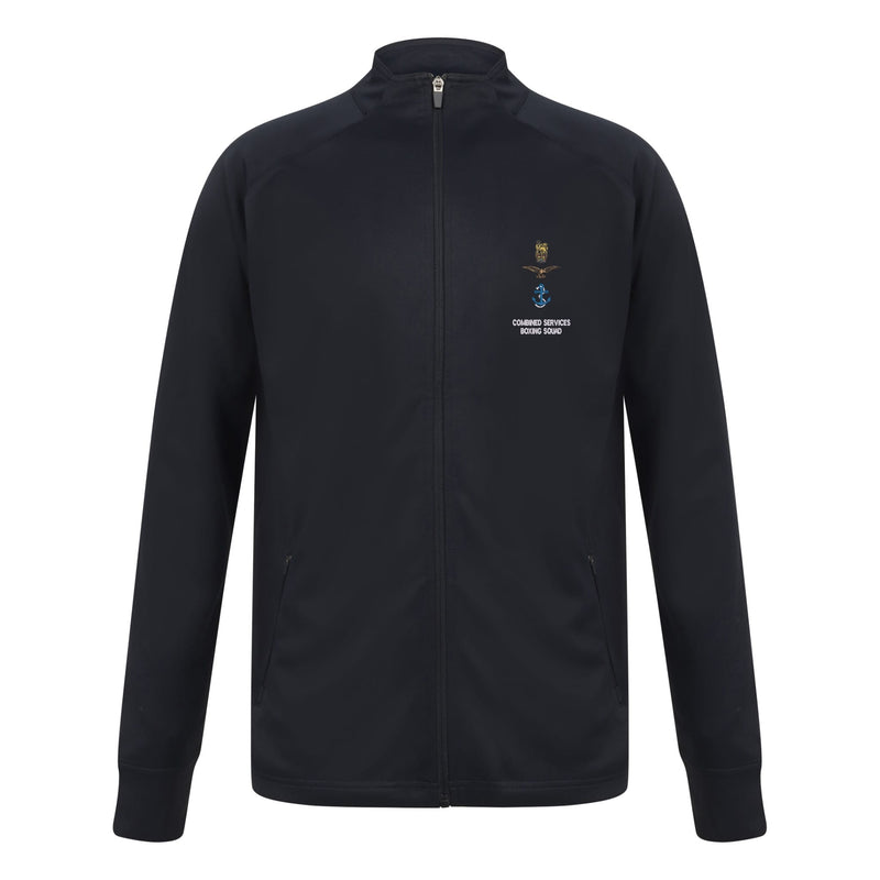 Combined Services Boxing Squad Knitted Tracksuit Top