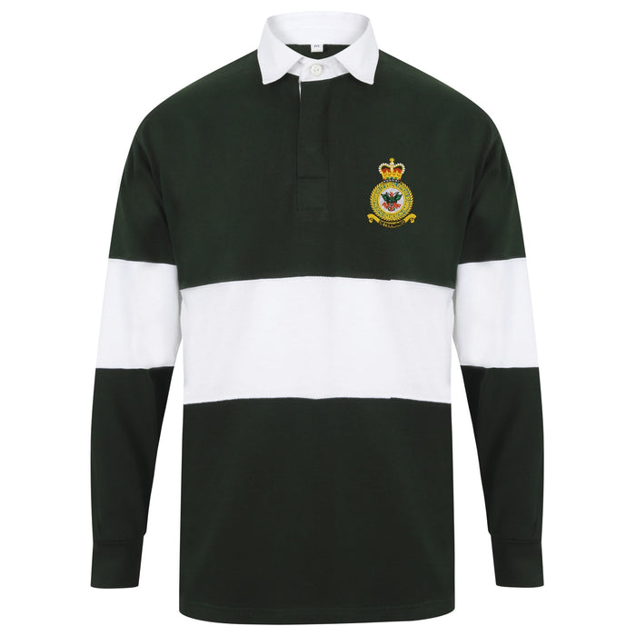 D Squadron Department of Initial Officer Training Long Sleeve Panelled Rugby Shirt