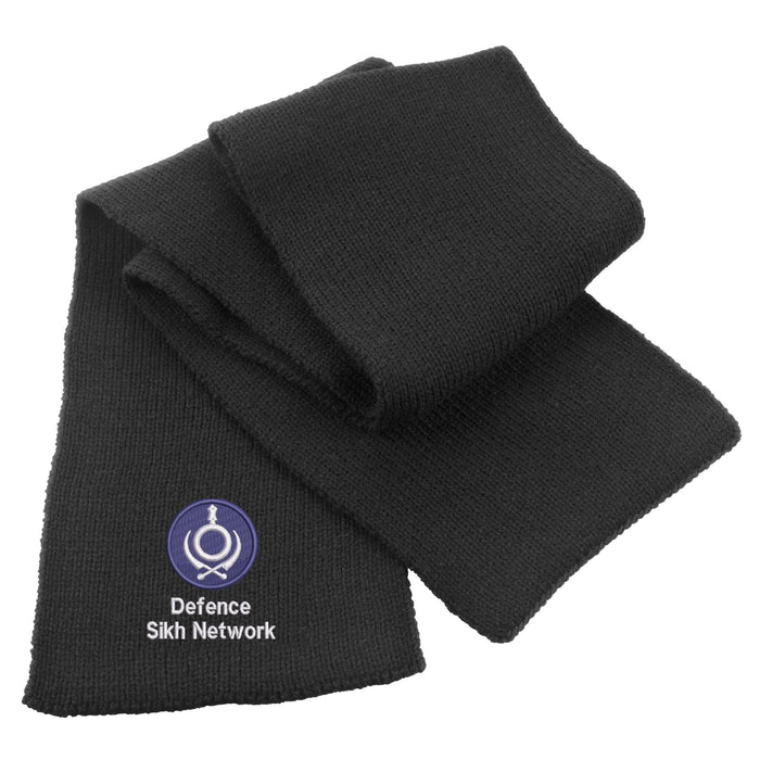 Defence Sikh Network Heavy Knit Scarf