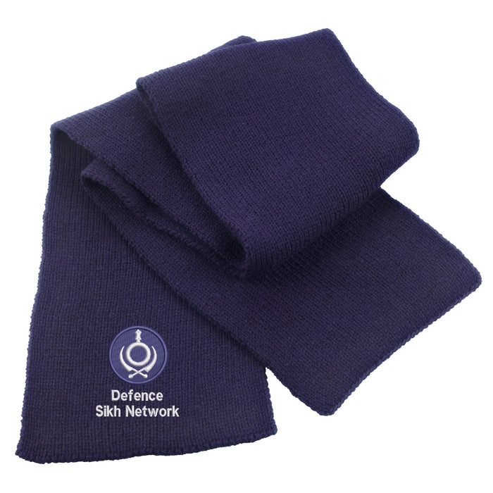 Defence Sikh Network Heavy Knit Scarf